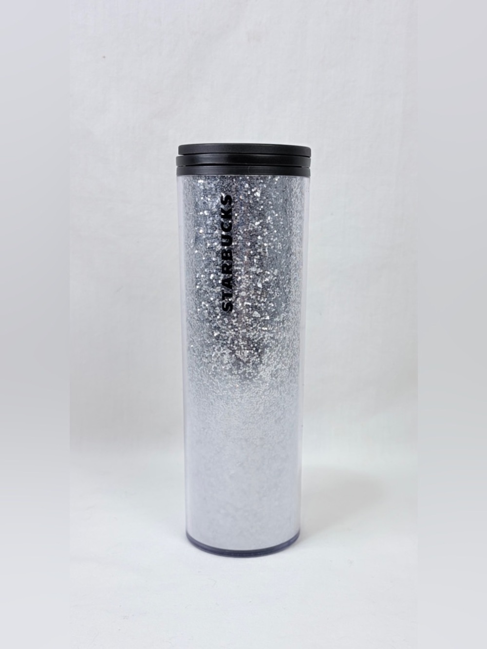 Starbucks 16oz Silver Glitter Sparkle Tumbler